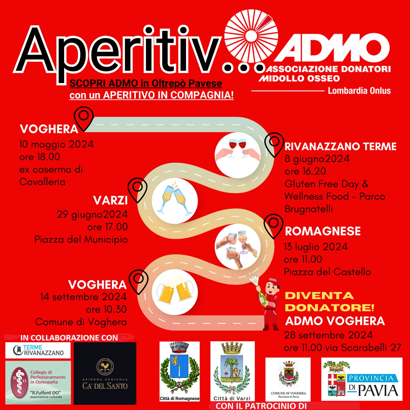 Aperitiv...ADMO - Associazione donatori midollo osseo